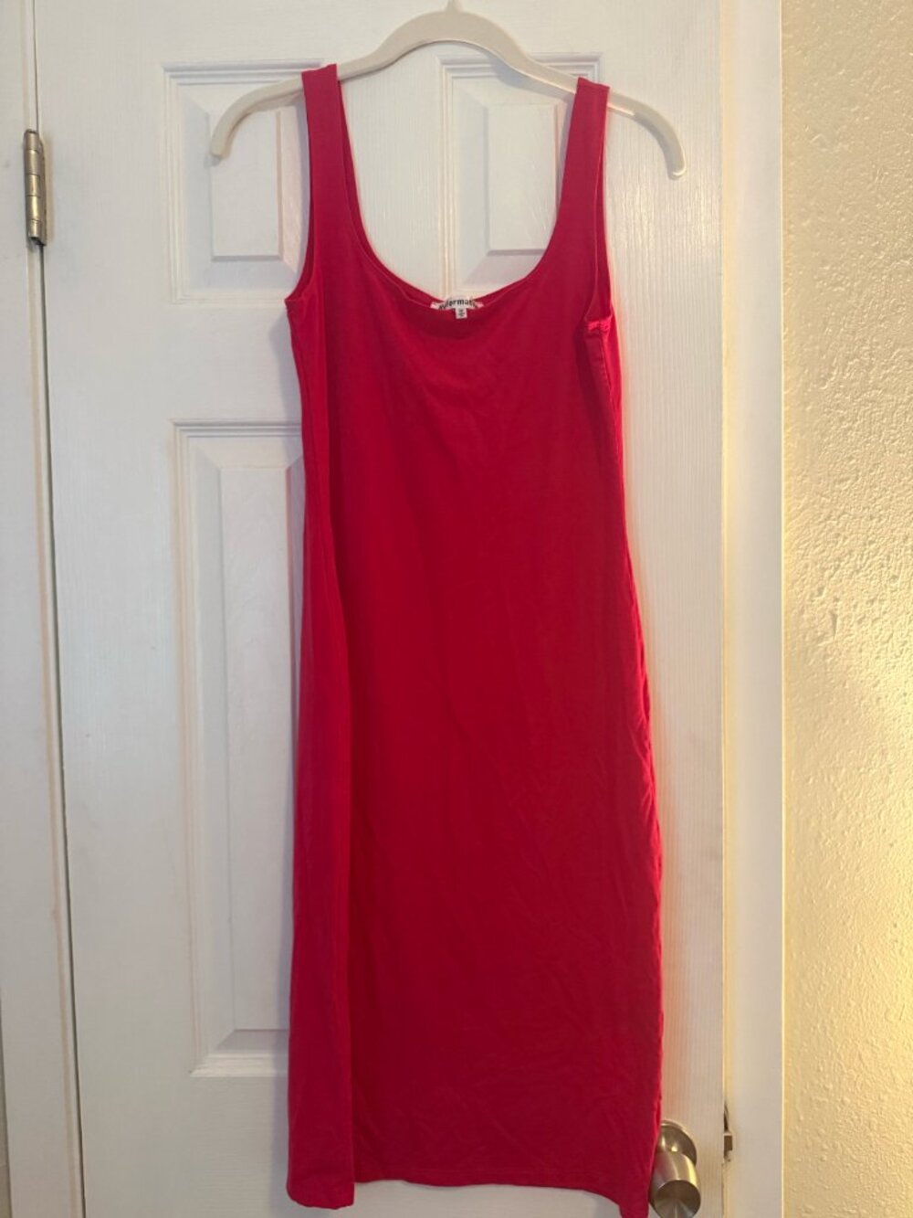 Reformation Emiliana Knit Dress Corvette - Size M - Picture 3 of 5